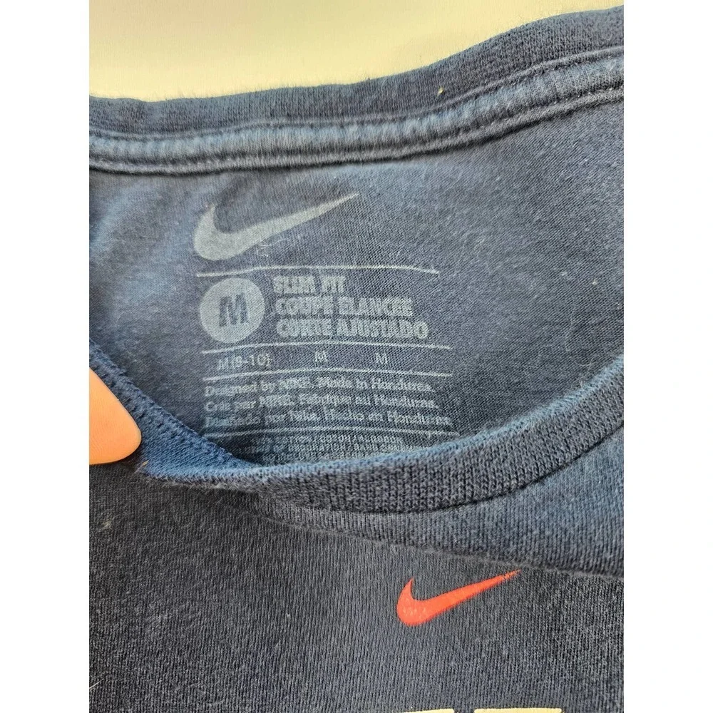 Nike Texas rangers baseball boys slim fit medium t shirt MLB